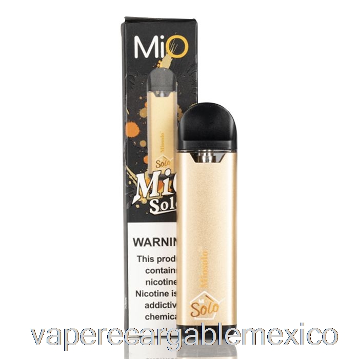 Vape Recargable Mio Solo Dispositivo Recargable Dorado